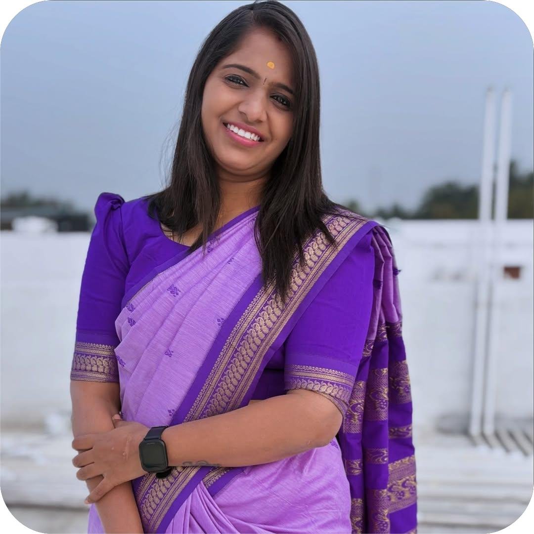 Lavender kalyani cotton saree