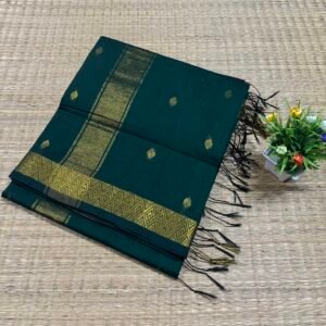 BGreen nayanthara cotton saree