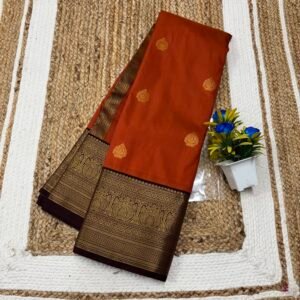 Rust orange with brown