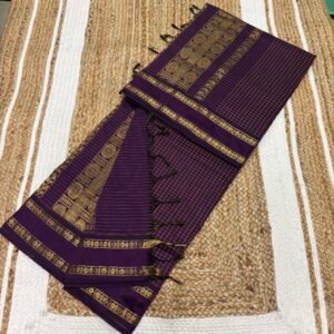 Purple Arani saree