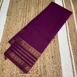 Kanchi cotton saree - Mejanta
